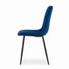 LAVA Chair - Navy Blue Velvet X 1