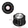 10PCS Rotary Potentiometer Knobs With 10PCS Counting Dial 0-100 Scale