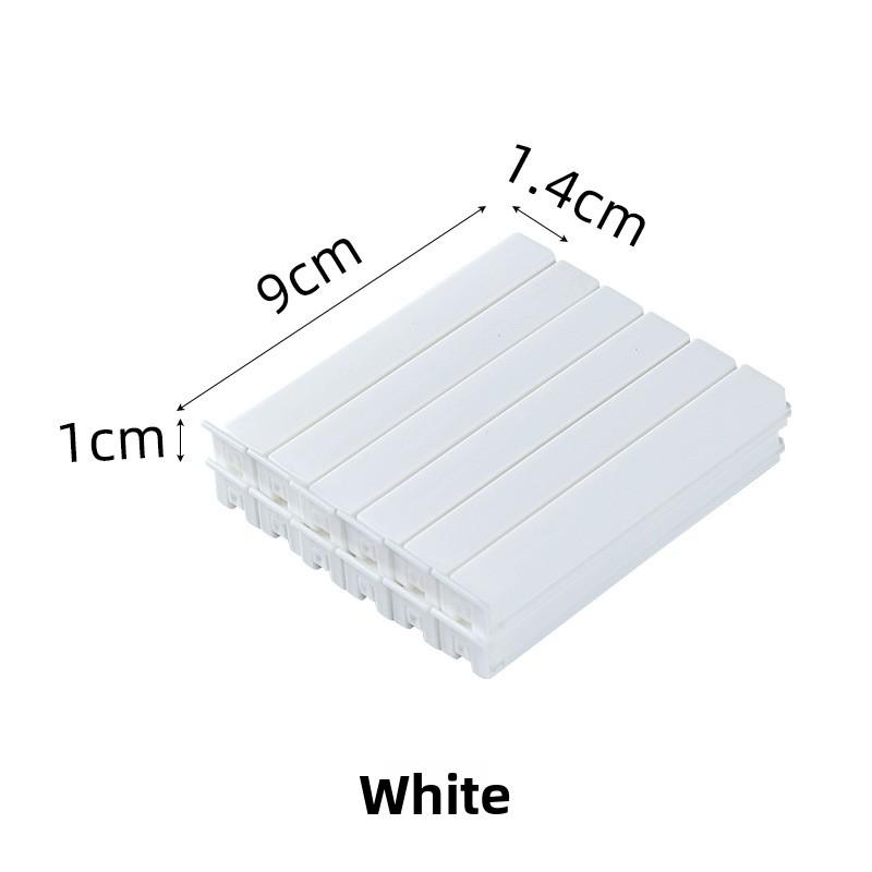 12Pcs/set Plastic sealing clips, packaging bag clip, food sealing snack clips белый