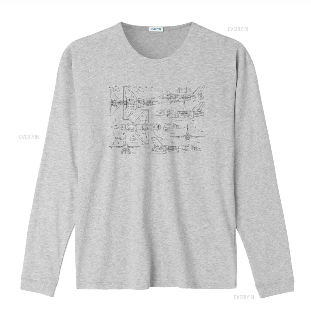 F18 Jet Aircraft Fighter Blueprint Design T Shirt vintage Washed Versatile Comfortable Stylish Soft streetwear designer clothes