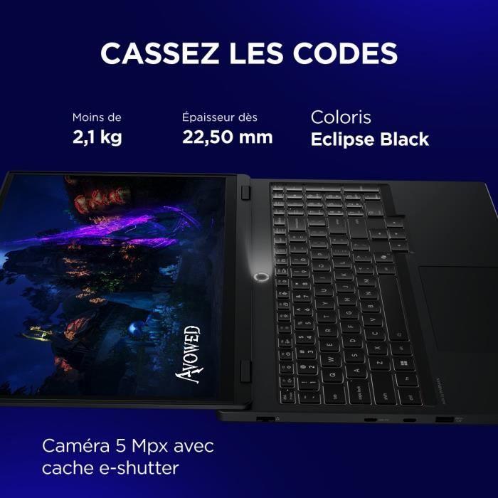PC Portable Gamer LENOVO Legion 5 15IRX10 | Sans Windows - 15,3" 165 Hz IPS - Core i7-13650HX - RTX 5070 115W - 32 Go - 512 Go