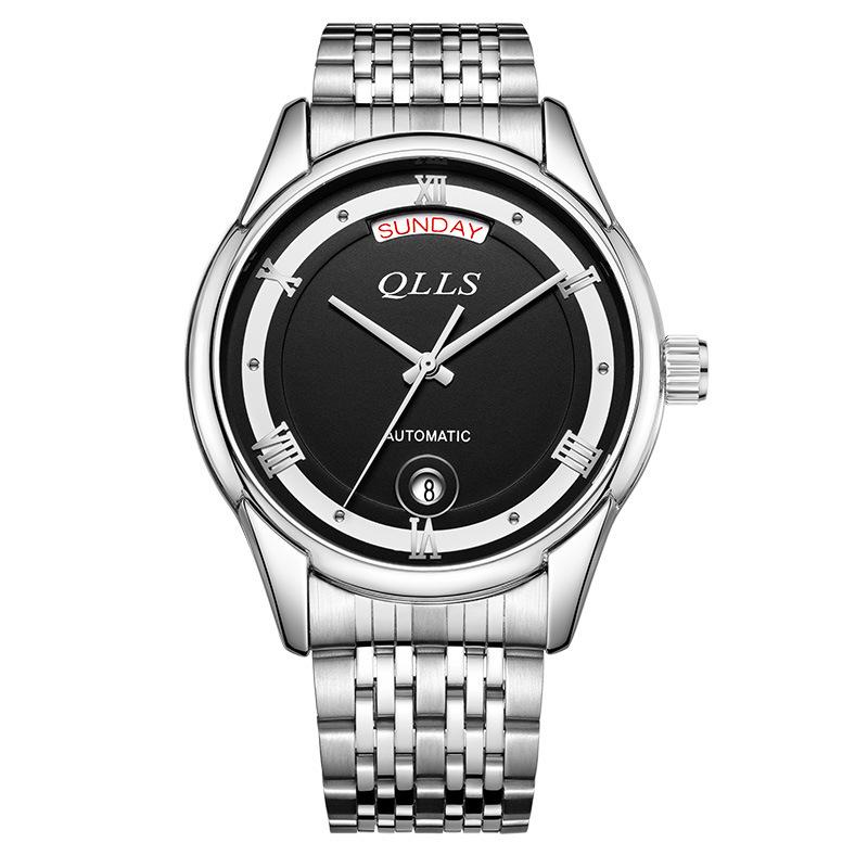 QLLS Qiluoshi Automatic Swiss-Certified Trendy Business Calendar Watch