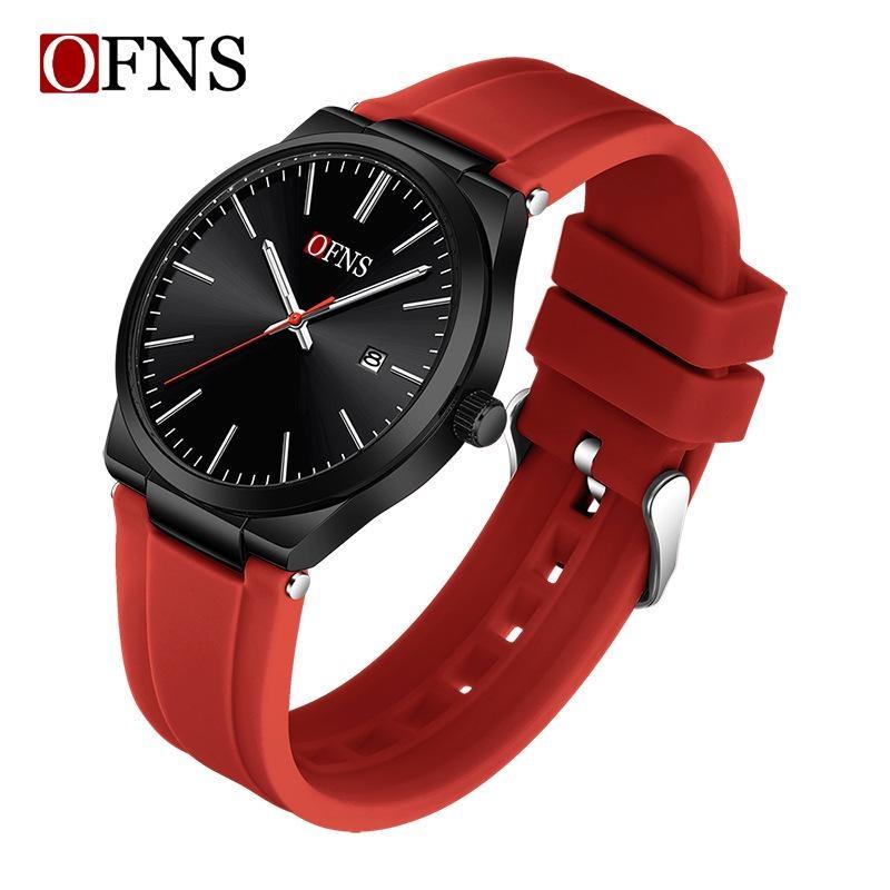 Fashion Mens Womens Watch Outdoor Sports Business Stainless Steel Man Watch Luminous Blue Dial Calendar Quartz Watches for Men+Box