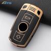 TPU Car Key Case Cover Shell For BMW X1 X5 X6 Z4 E90 E60 E70 E87 3 5 6 Series M3 M5 Holder Shell Fob Key Chain Accessories