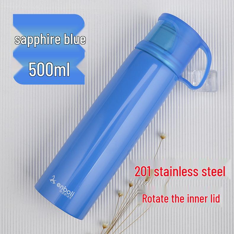 

Кружка из нержавеющей стали с двойными стенками и индивидуальной гравировкой для мужчин, женщин и детей – Идеальный рекламный подарок 500ml