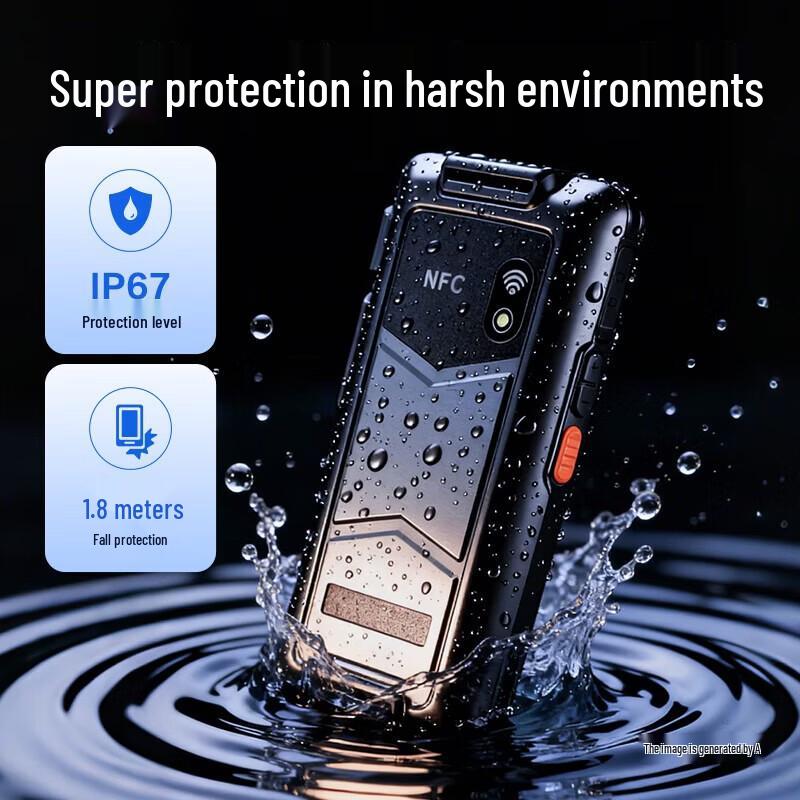 Deli AA901 Android PDA Handheld 2D Wireless Barcode Scanner