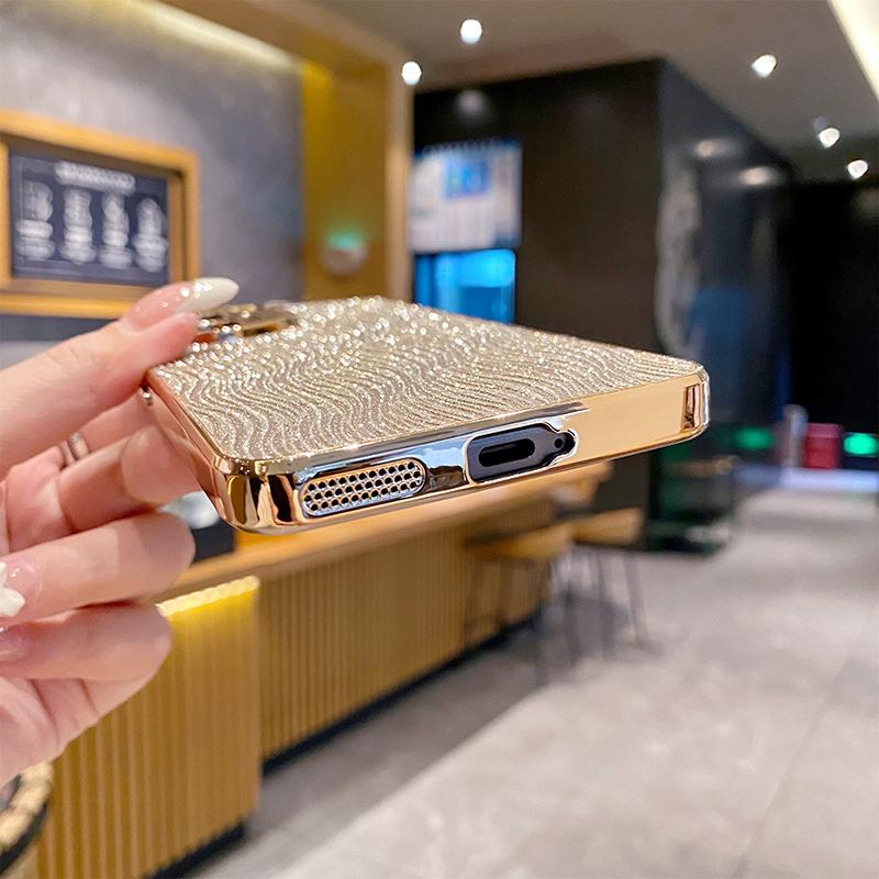 For Honor 300 Luxury Gradient Glitter Plating Case For Honor 100 Pro 200 300 Ultra Rhinestones Soft Bumper PC Hard Back Cover
