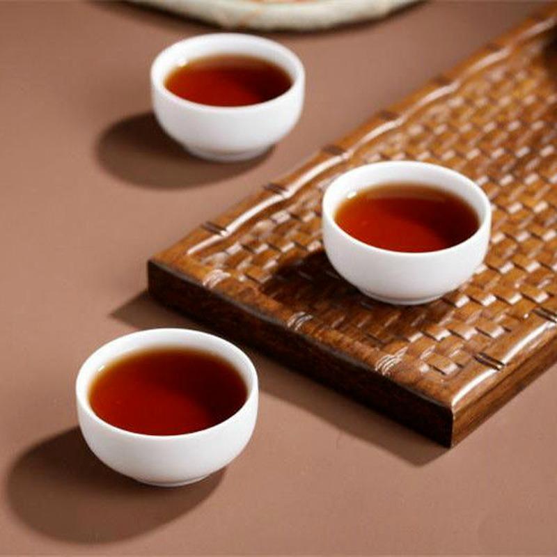 Old Ban Zhang Tea Ripe Puerh Tea Cake Cooked Old Puerh Tree Black Tea Health357g