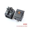 KCD4 Rocker Switch: 4/6 Pins, 2/3 Positions, Illuminated, 25x31mm, 16A 250V Power Button