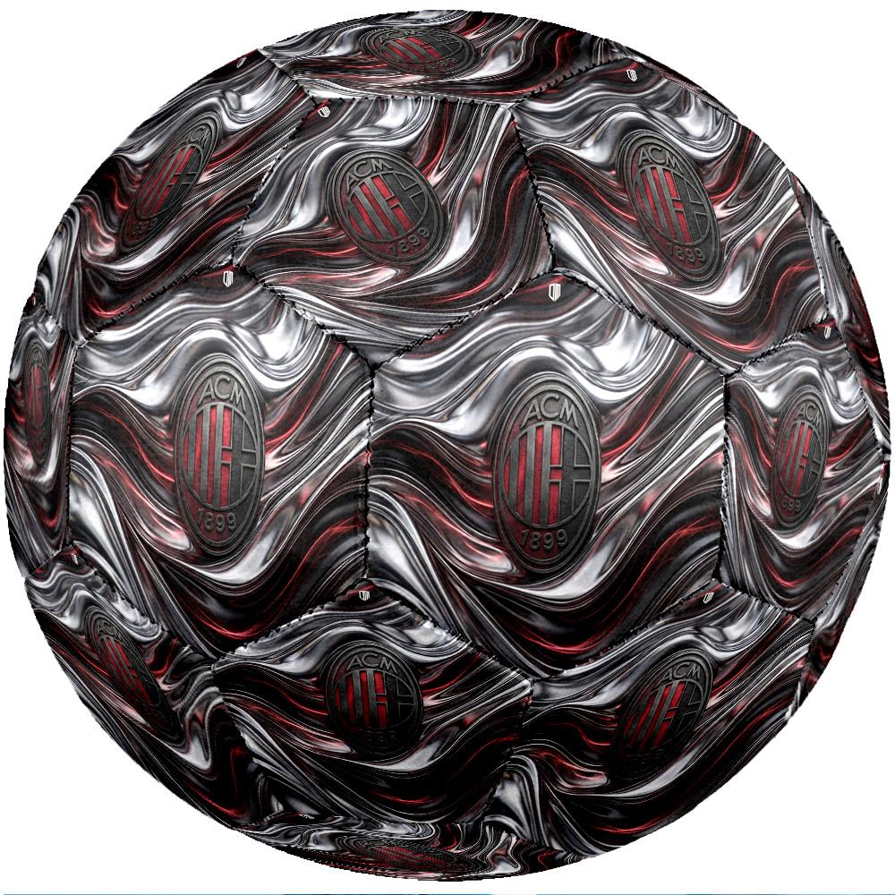 AC Milan Theme soccer ball Size 5 Soccer Ball Soft Touch Professional Training Football for Outdoor Sports