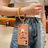 ins Korean style applicable iphone17 mobile phone case apple 16promax cute bow bear hand rope all-inclusive soft