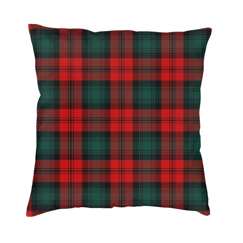 Federa per cuscino con motivo a quadri tartan Golf GTI Decorazione di lusso geometrica testurizzata Decorazione Cuscino Salotto Federa quadrata