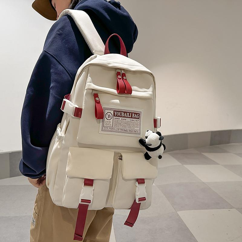 Studenten-Schulranzen Damen Rucksack mit großem Fassungsvermögen Herren Wasserdichter Rucksack