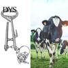 Cow Nose Pliers with Chain Livestock Breeding Equipment Cattle Piercing Clamp Tool