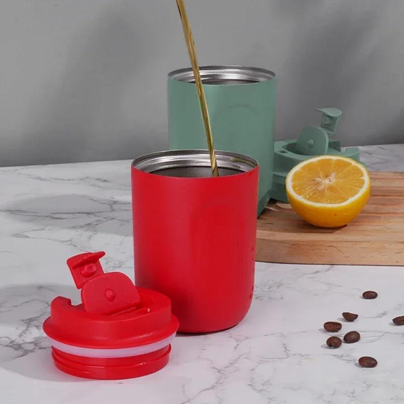 Mini-Thermosflasche, Kaffeebecher, Edelstahlbecher, Thermische, auslaufsichere Vakuumflasche, doppelwandiger Becher, isoliertes Reisetrinkgeschirr