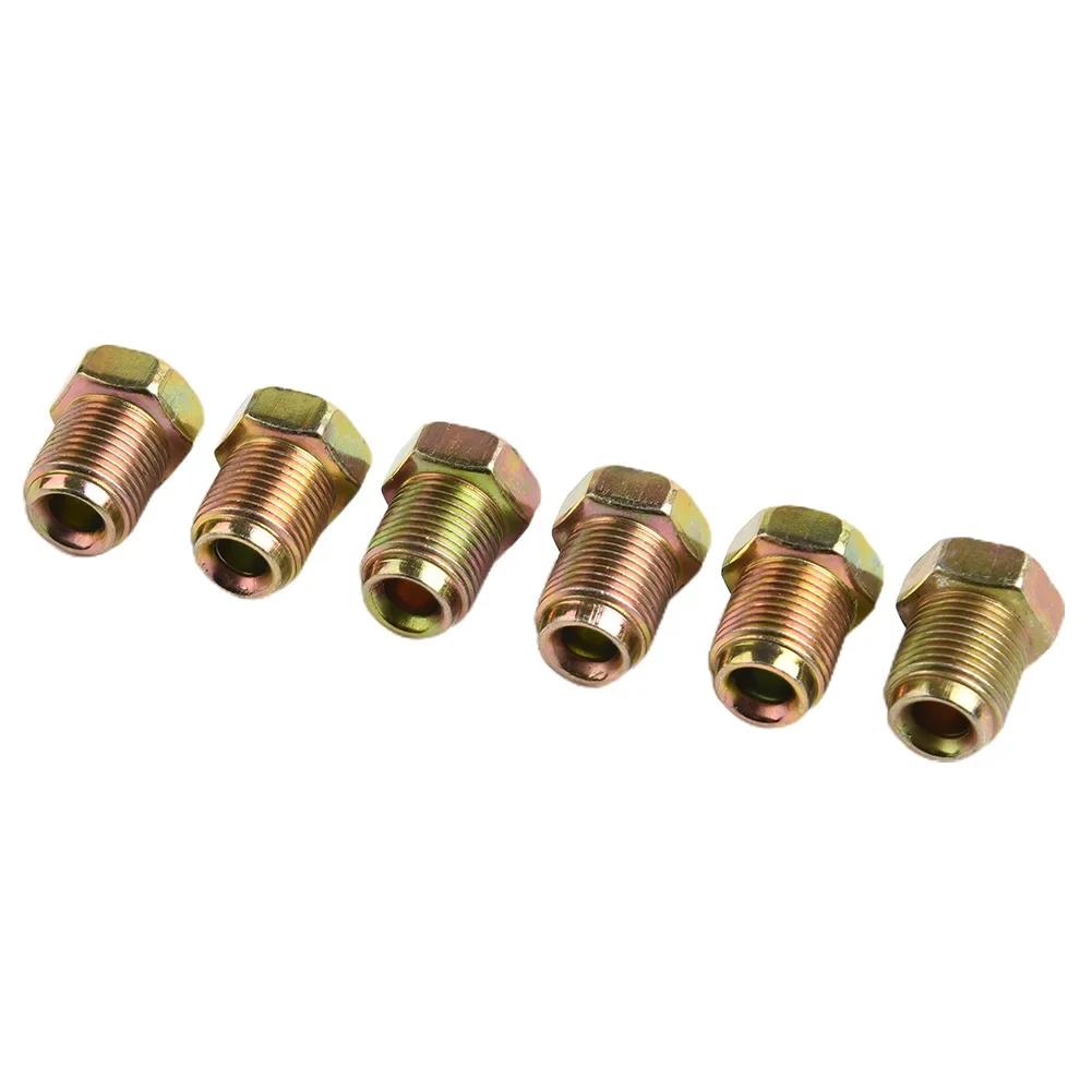 Kits Metric Nuts Brake Pipe Brake Cable Connector Cylinder Fittings M12mm X1mm Unions Master 3/16" Pipe Brand New