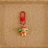 Cartoon Christmas Keychain Cute Santa Snowman Elk Keyring Xmas Party Favors Bag Pendant New Year Gift