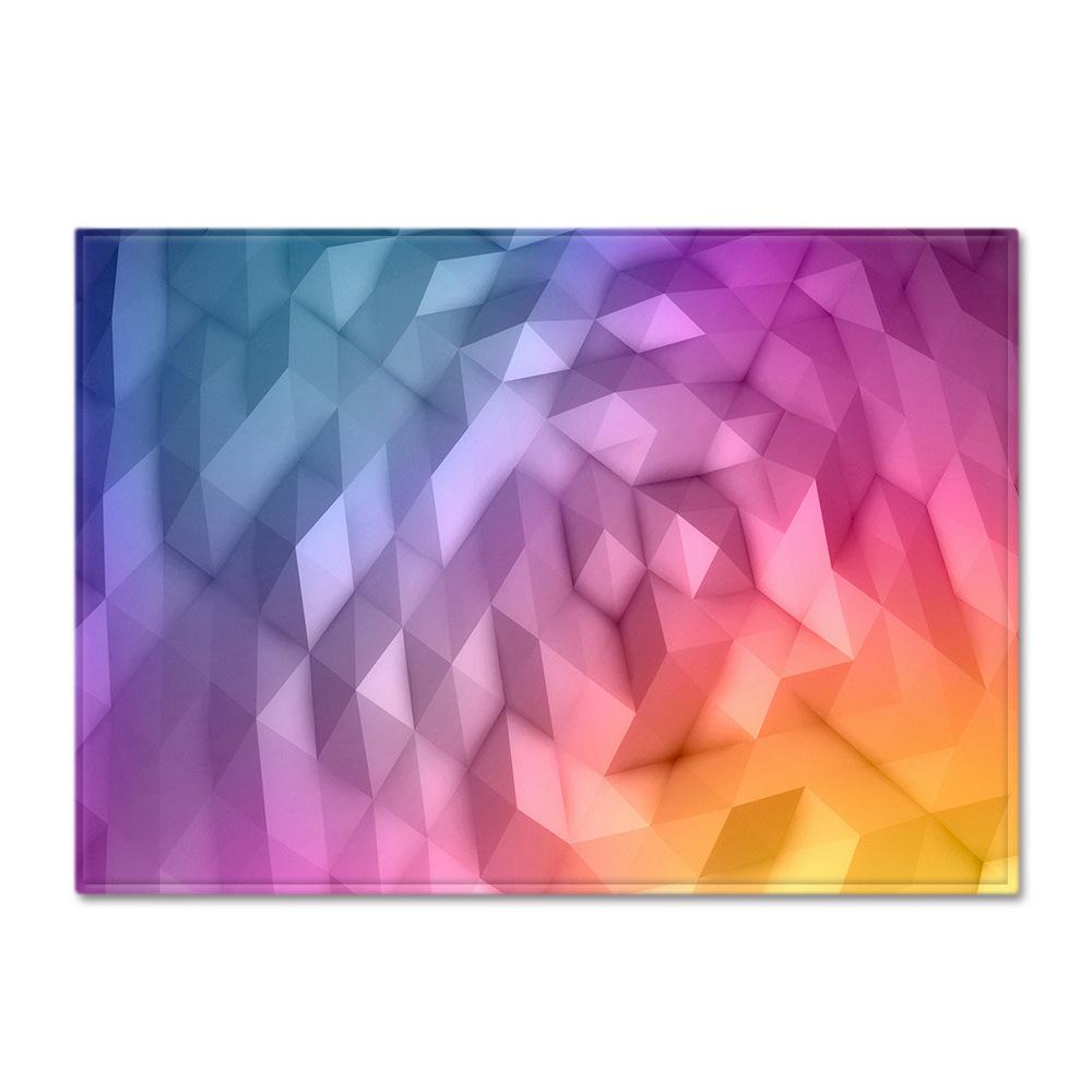 Geometric Shaped Floor Mat Bedroom Dining Room Carpet Carpet Doormat