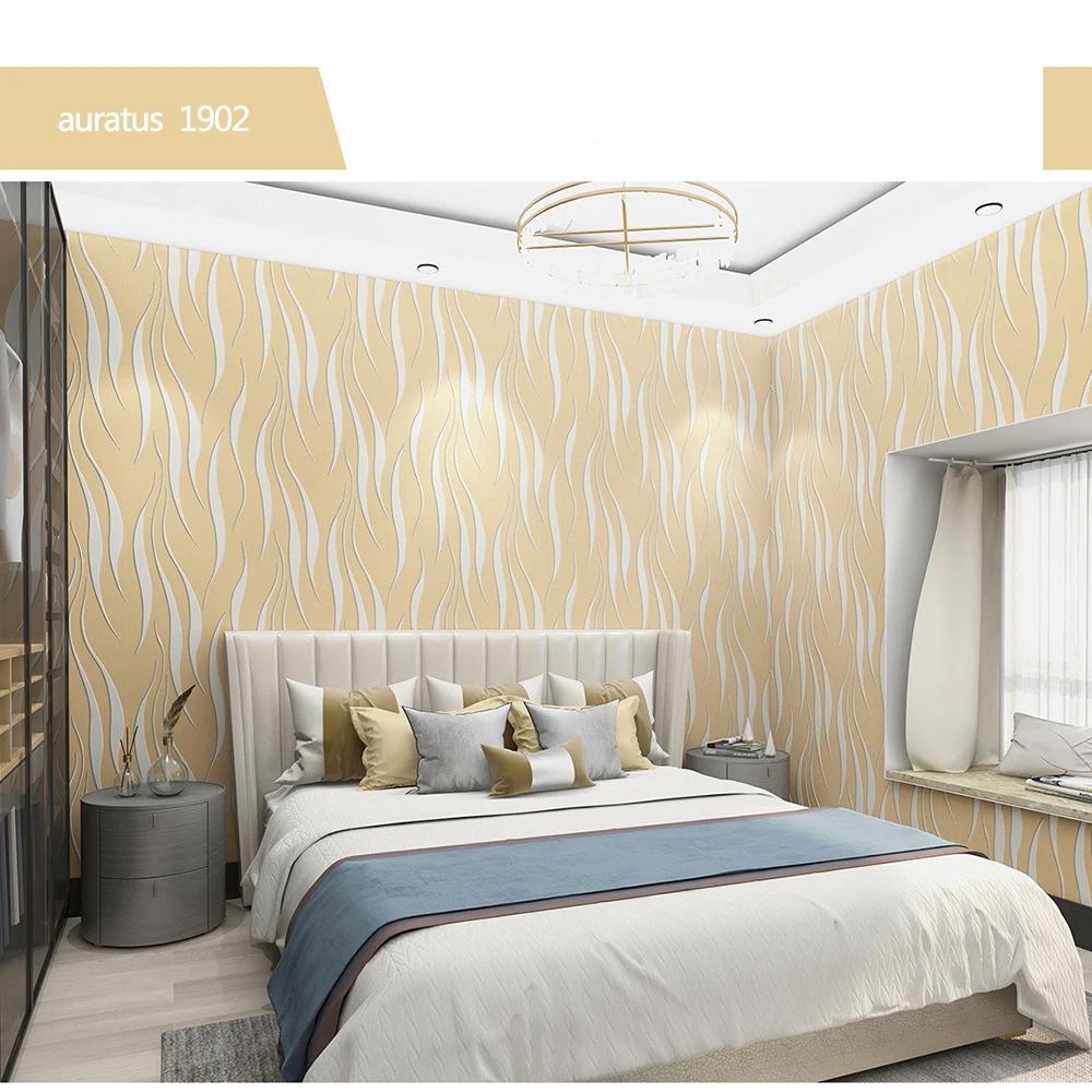 Netkané samolepicí tapety Evropský styl Velký květ Svislý pruh Domácí dekorace Tapeta Samolepicí