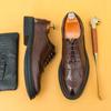 Classic Business Formal Leather Shoes Men Casual Wedding Footwear Fashion Pointed Office Derby Shoes British Style Oxford Shoes