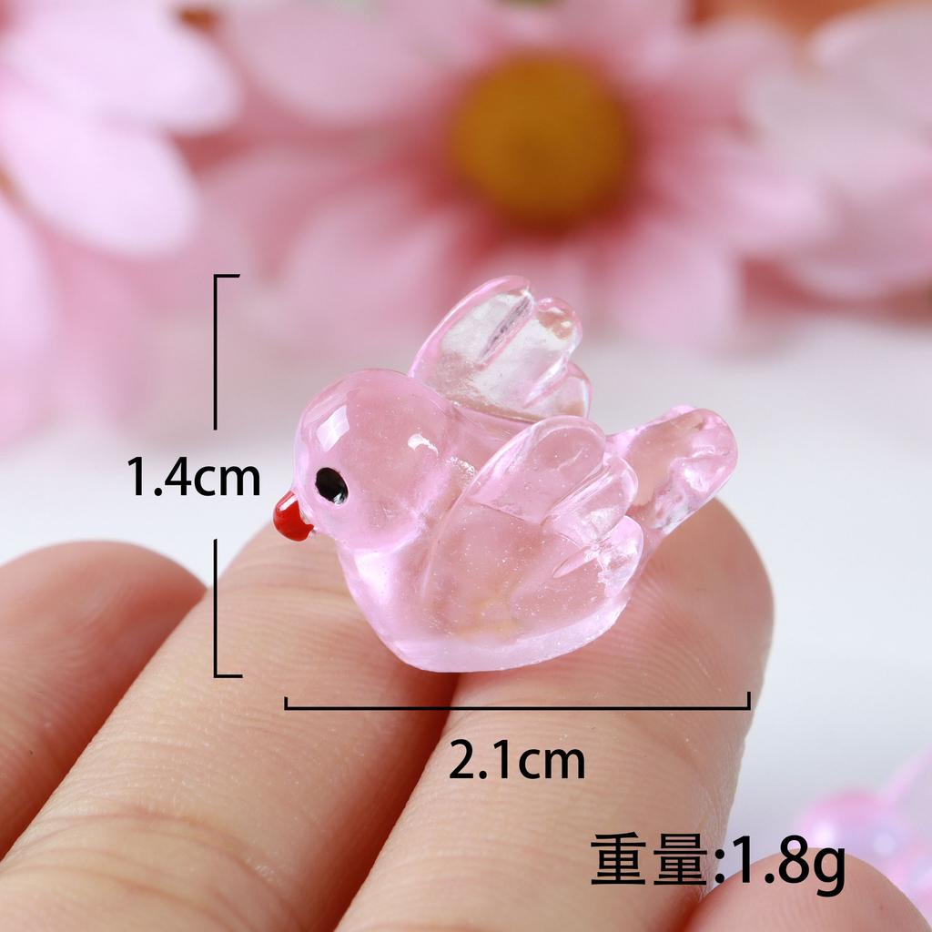 5/10 Stück Leuchtende Mini-Taubenmoos-Mikrolandschaft Miniaturfiguren Feengarten-Zubehör Heimdekoration Leuchtet im Dunkeln