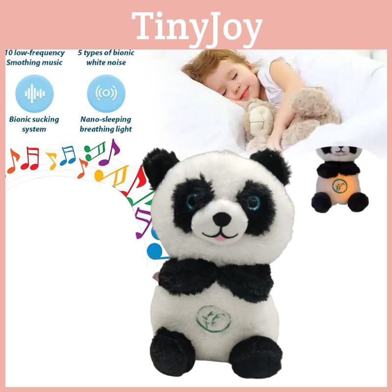 Doll Panda Breathing Luminous Plush Toy Rhythmic Lullaby Music Relief Anxiety