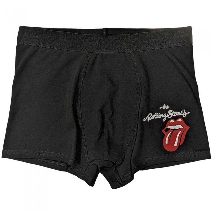 The Rolling Stones Boxer con logo unisex per adulti S nero
