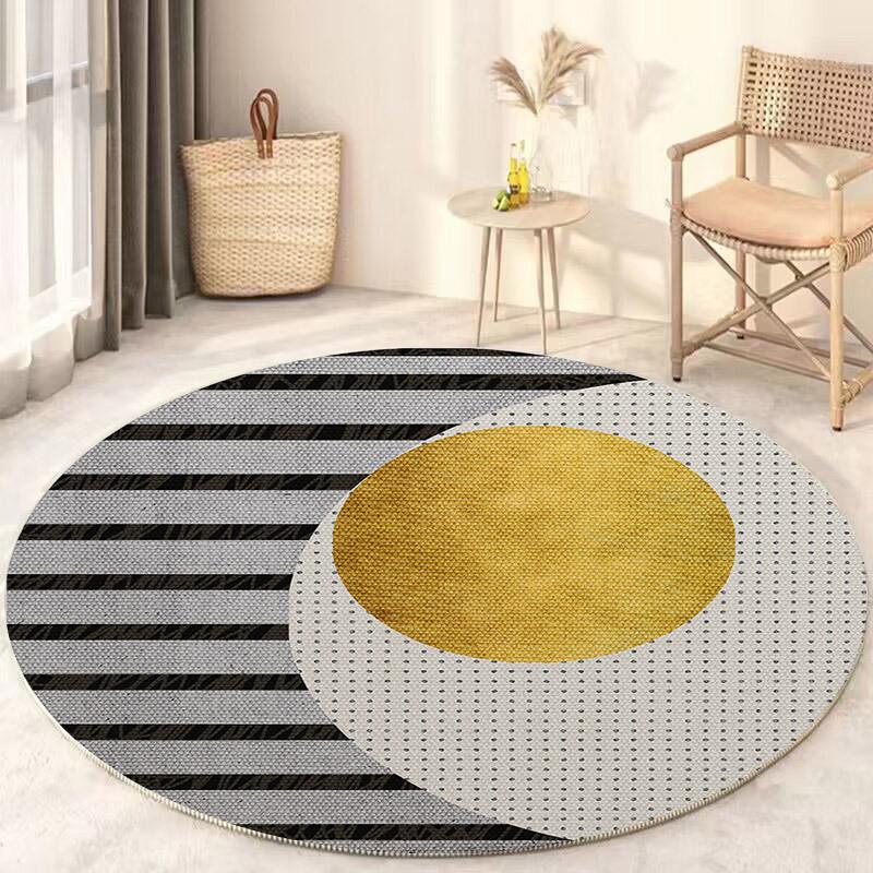 Round Carpets for Living Room Nordic Bedroom Decor Plush Carpet Large Floor Mat Thicken Lounge Rug