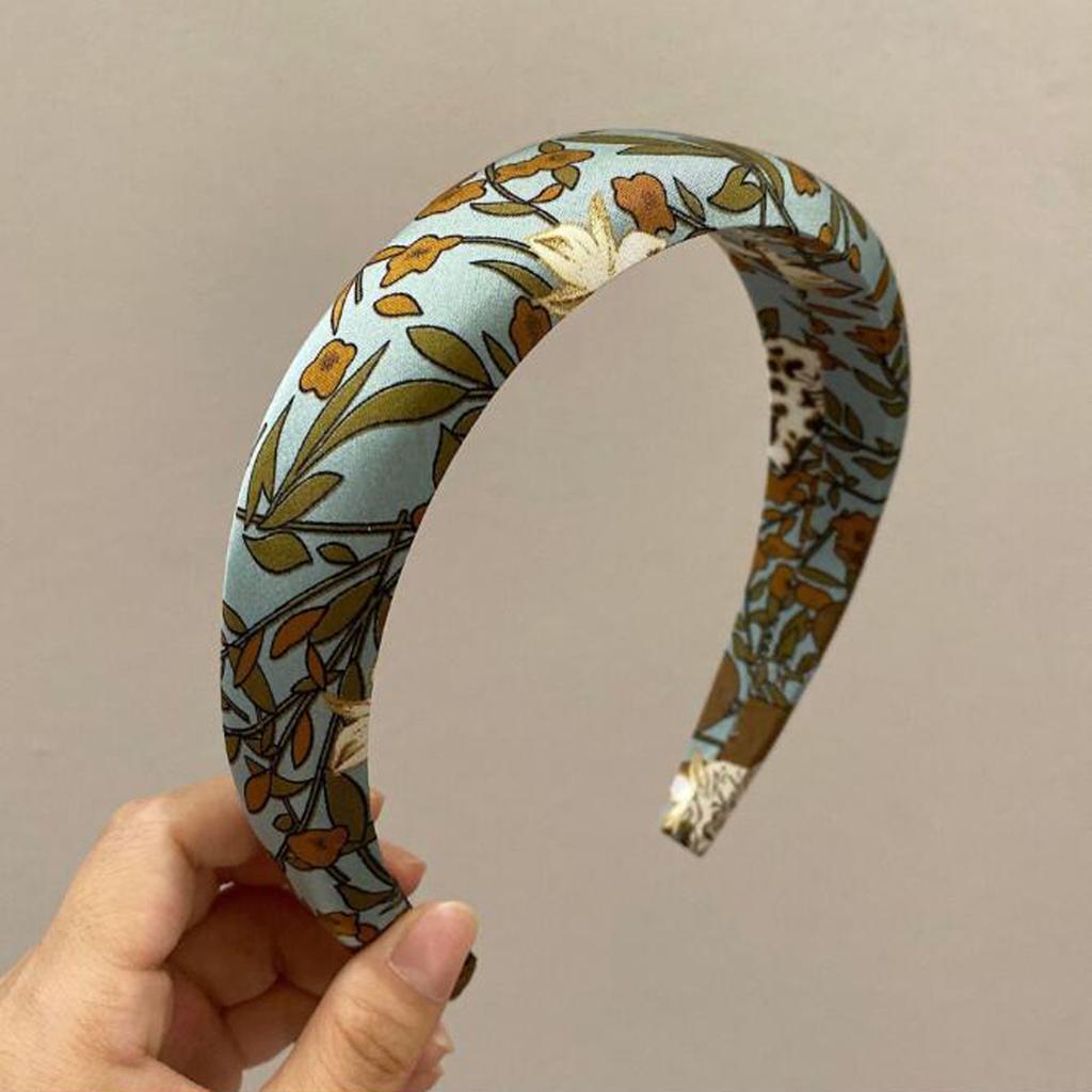PROLY New Fashion Women Headband Thickened Sponge Hairband Individual Flower Headwear For Adult Hair Accessories