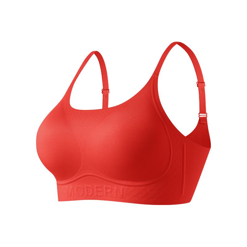 Seamless Push-Up Wireless Bra: Soft Support, Anti-Sagging for Small Busts XXL (70-80 kg)