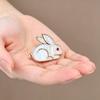 New Rabbit Brooch for Women, Brooch Pin Accessory, High-end Suit Anti-Slip Fixed Buckle Shirt Accessory for Women