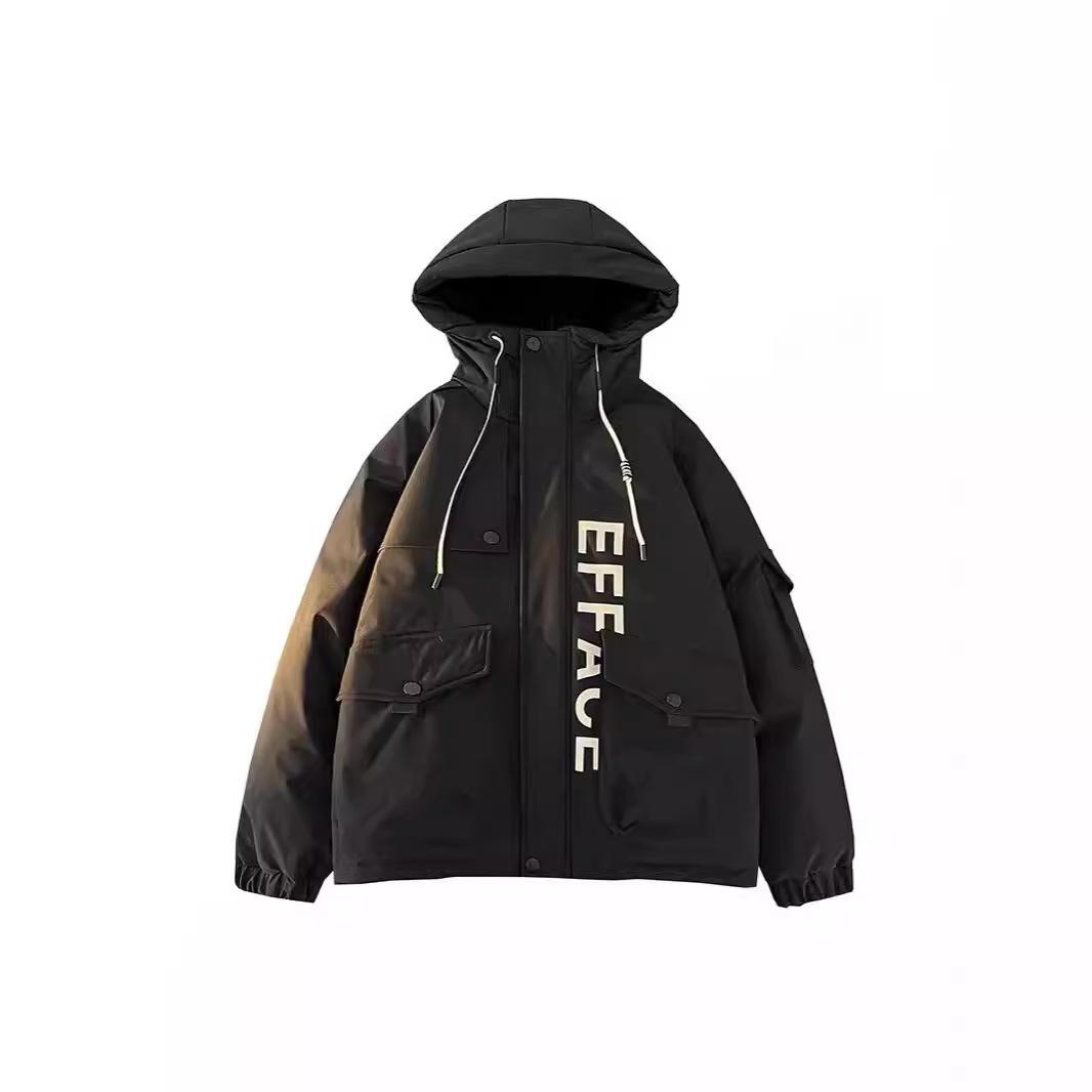 Модный зимний пуховик новый мужской модный бренд 3XL — фото 5