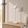 Artistic Resin Animal Statues Black & White Bird Figurine, Minimalist Modern Art Sculpture for TV Interior Design Accents Cabinet Bookshelf