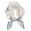 1116 New Chinese Style Bamboo Leaf Silk Silk Scarf Spring Neck Protection Small Scarf Versatile Simple Decoration Tie Hair Square Scarf