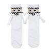 Magnetic Holding Hands Socks Novelties Funny Couples Socks Halloween Christmas Socks for Women Men Lovely Friends Socks