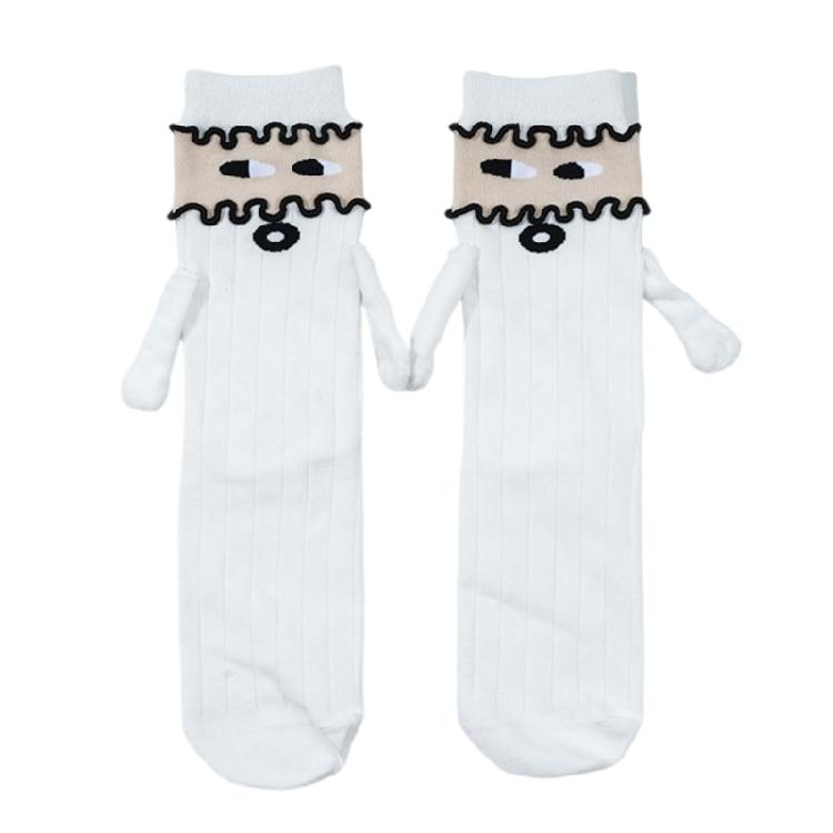 Magnetic Holding Hands Socks Novelties Funny Couples Socks Halloween Christmas Socks for Women Men Lovely Friends Socks