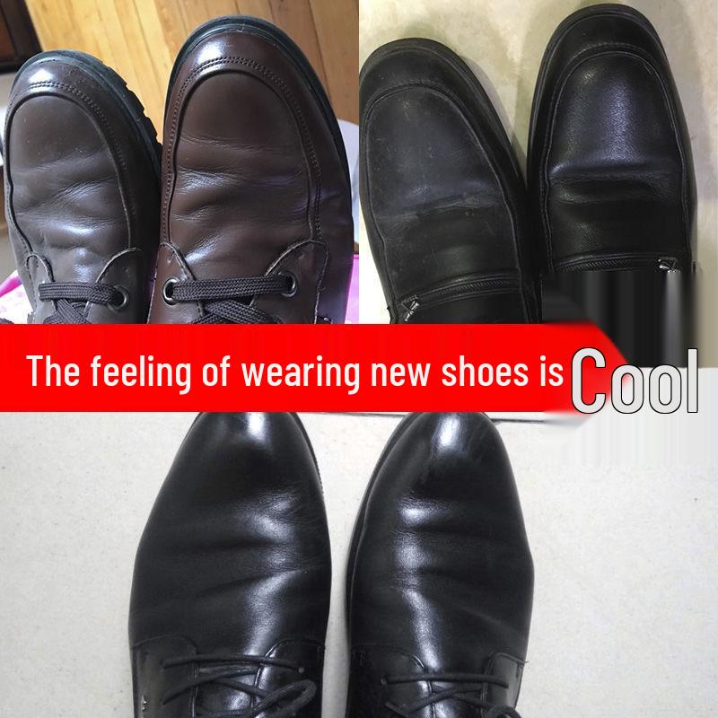 Colorless Liquid Shoe Polish & Care Oil with Integrated Brush