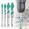 Four-Edged Sawtooth Drill Bit Serrated Skewed Head Concrete Drill Bit  Wall Drilling