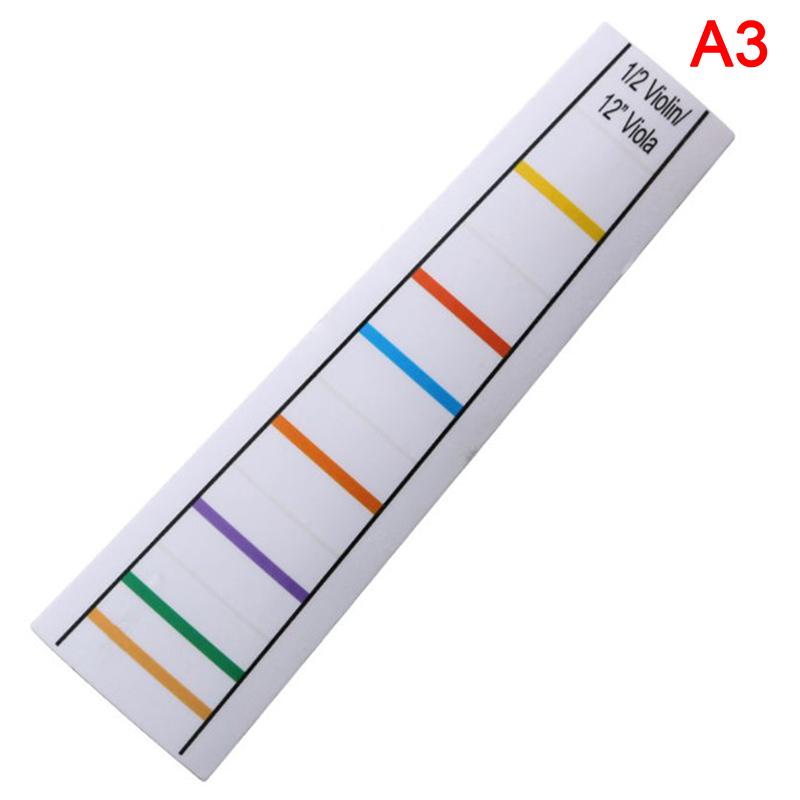 4/4-1/8Fingerboard Sticker Violin Pitch Position No Glue Finger Position Sticker