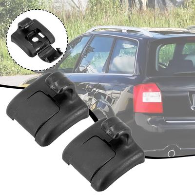 Sunshade Hook Clamp Rear Curtain Hook Rear Curtain Clip For A4 2005-2008 2Pcs Plastic Replacement Rear Door Curtain Hook