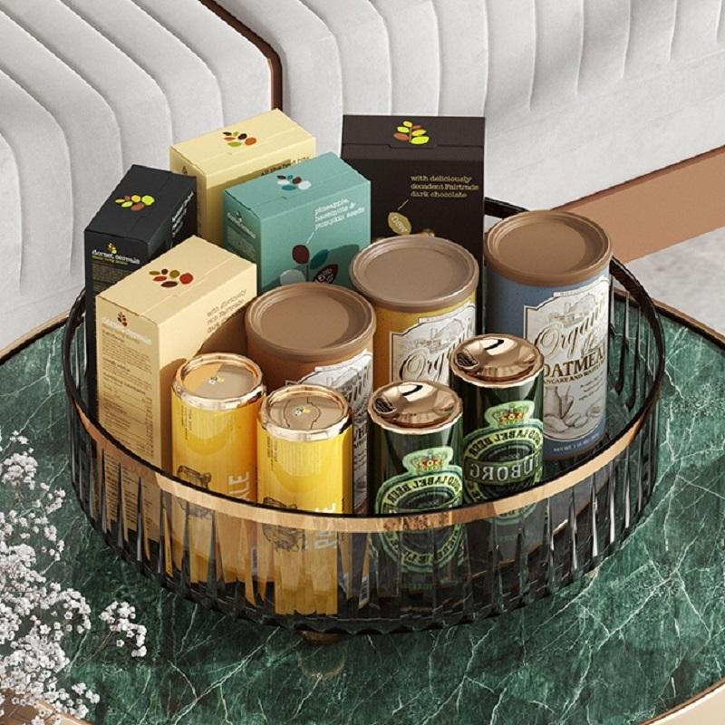 Obrotowa taca na przyprawy, szafka spiżarniana, obrotowy stół z podstawą, pojemnik do przechowywania, organizer kuchenny na przyprawy, pudełko do przechowywania kosmetyków