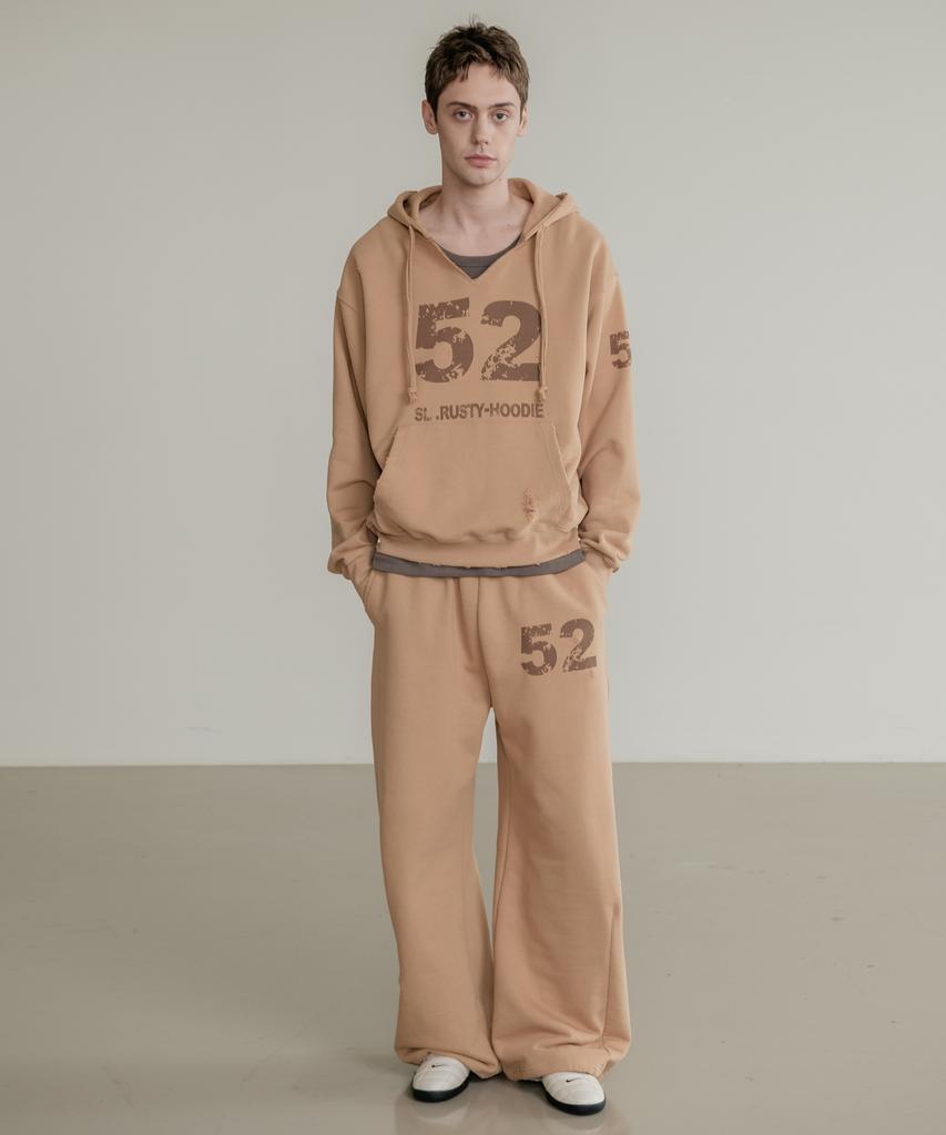 SSIN AND LEE (Unisex) Rusty Cotton Sweatpants Beige
