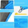 Waterproof Outdoor Beach Blanket Portable Picnic Mat Camping Ground Mat Sun Shade Tent Tarp with Storage Sack Sleeping Gear Tool
