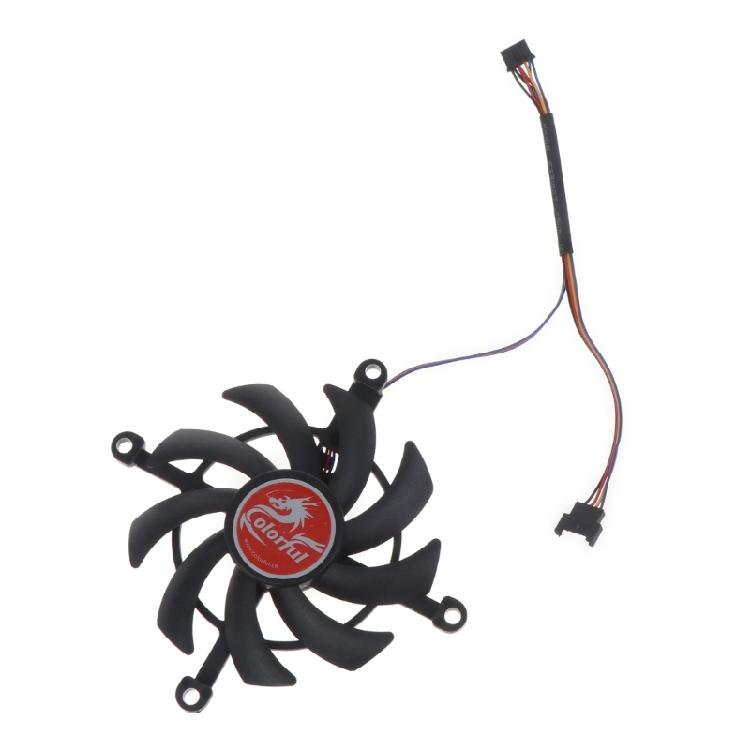 

75mm for Colorful GeForce RTX 3060 Ti RTX VGA Fan Graphics Card Cooling 4Pin 12V