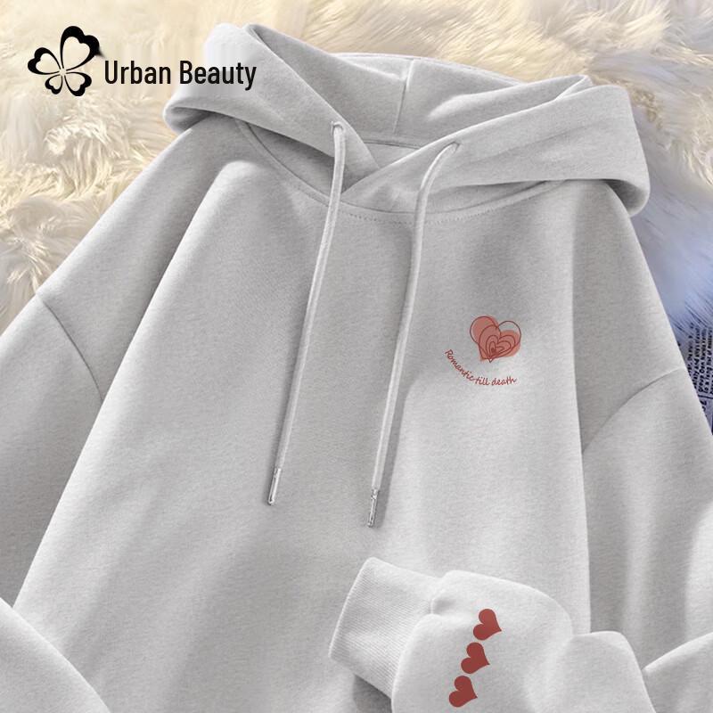 Women s Printed Hooded Sweatshirt XL