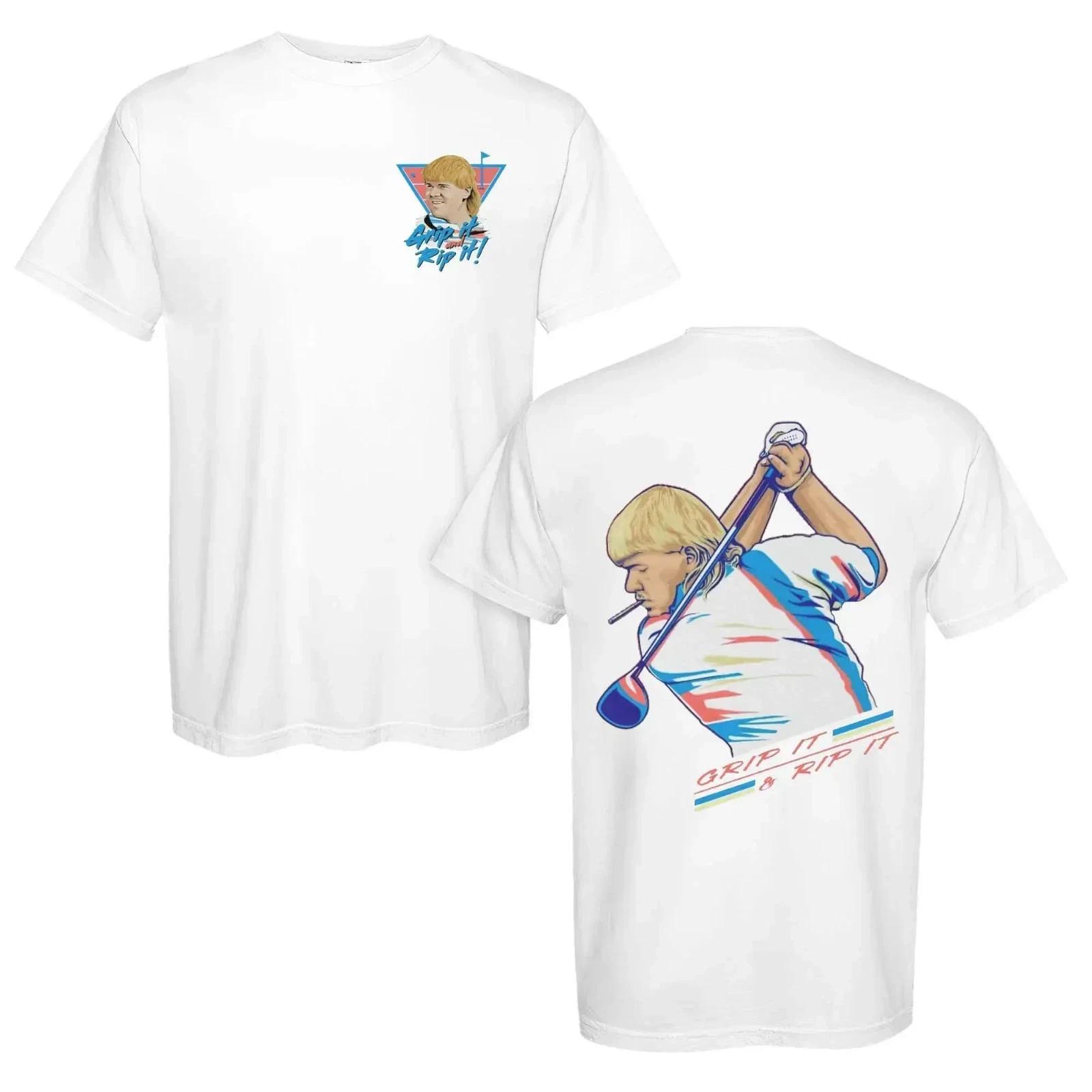 John Daly - Golf Of America 4th Of July Tshirt, Grip It And Rip It Golf Shirt XL