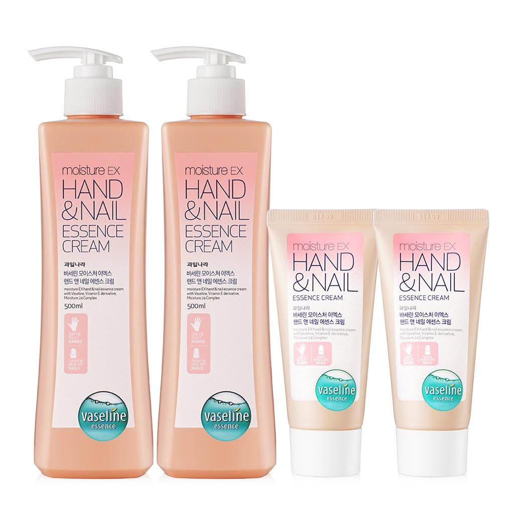 

Vaseline Hand & Nail Hand Cream 500ml x 2 + 60ml x 2