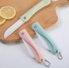 Portable Mini Pocket Knife Ceramic Peeling Fruit Knife Portable Dormitory Portable Slicing Knife Kitchen Accessorie