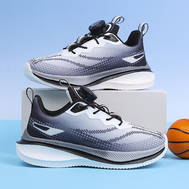 Children's running shoes Red Rabbit Pro Rotary buckle mesh breathable shoes Shock-absorbing sports shoes Racing students Middle and older children's