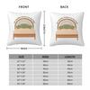 No Outside Clothes On My Bed 2 Square Pillowcase Polyester Linen Velvet Pattern Zip Decor Car Cushion Cover